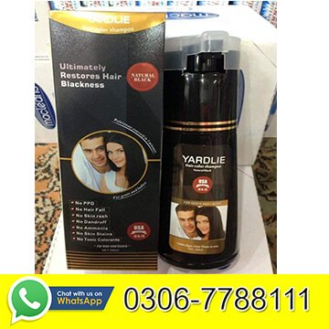 Yardlie Black Hair Color Shampoo in Pakistan